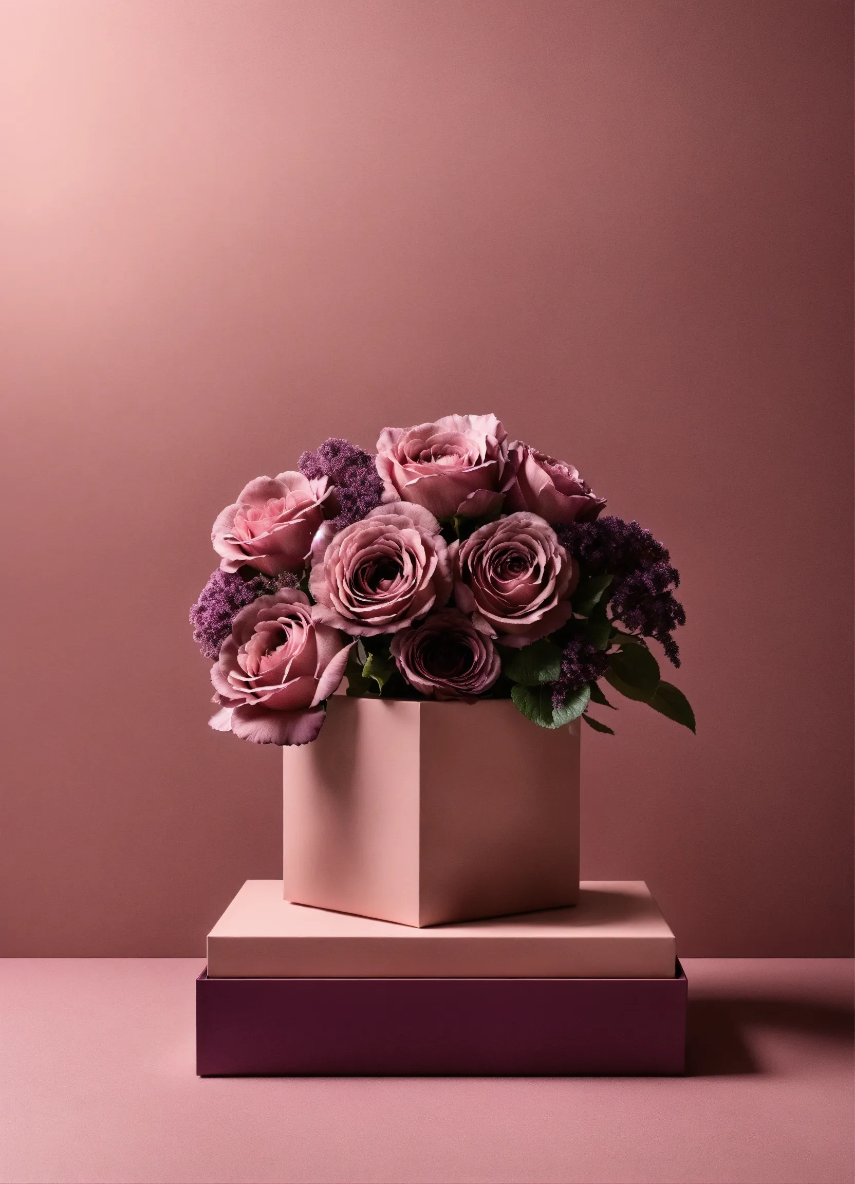 Zero waste flower arrangement with sustainable packaging