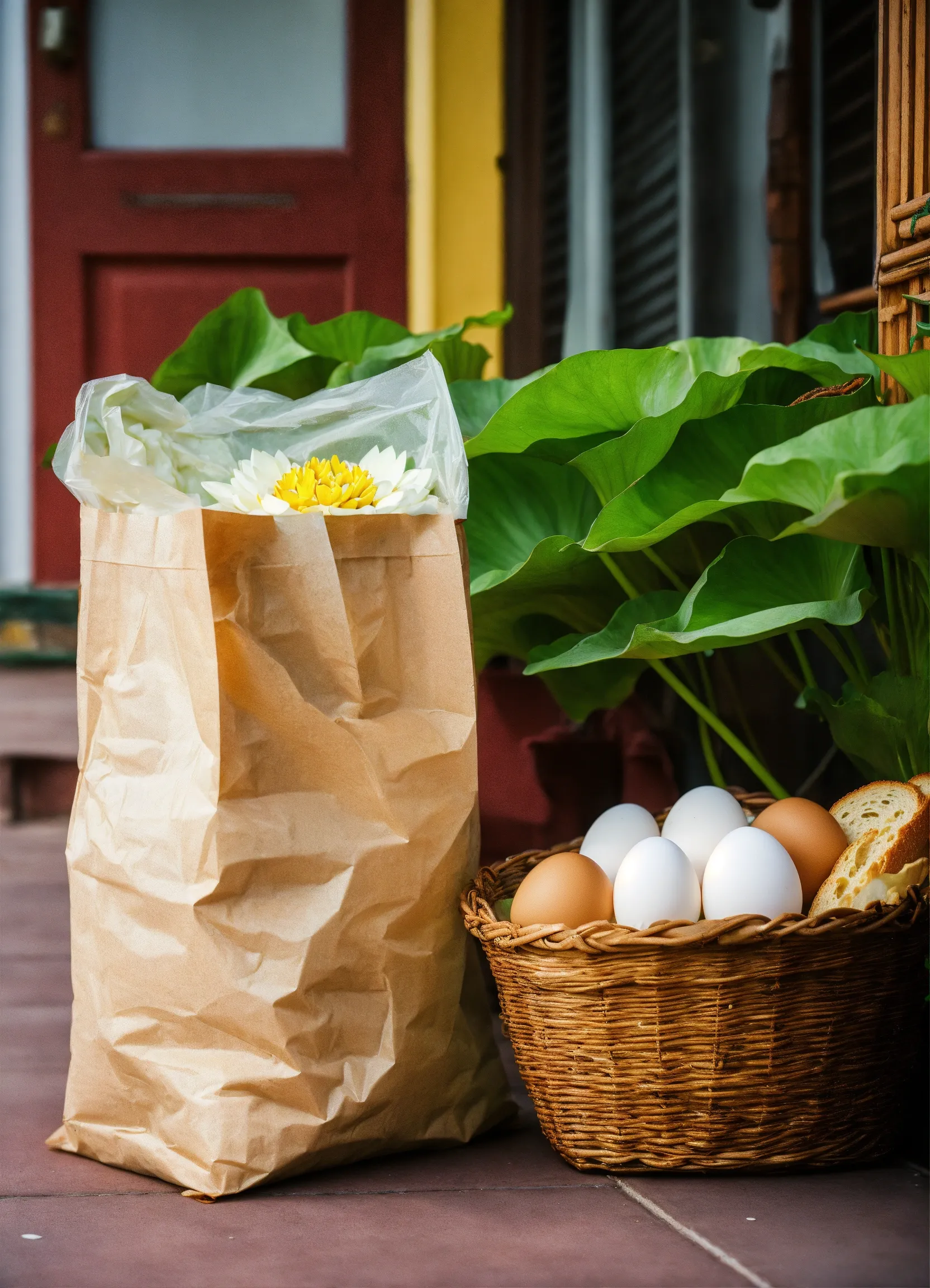 Comparison of traditional plastic packaging versus eco-friendly alternatives